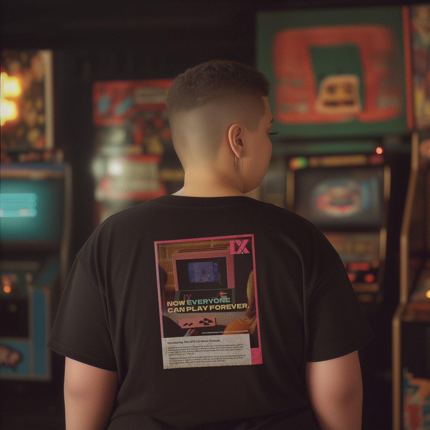 Play Forever - UFO Soft LX Console Retro Tee