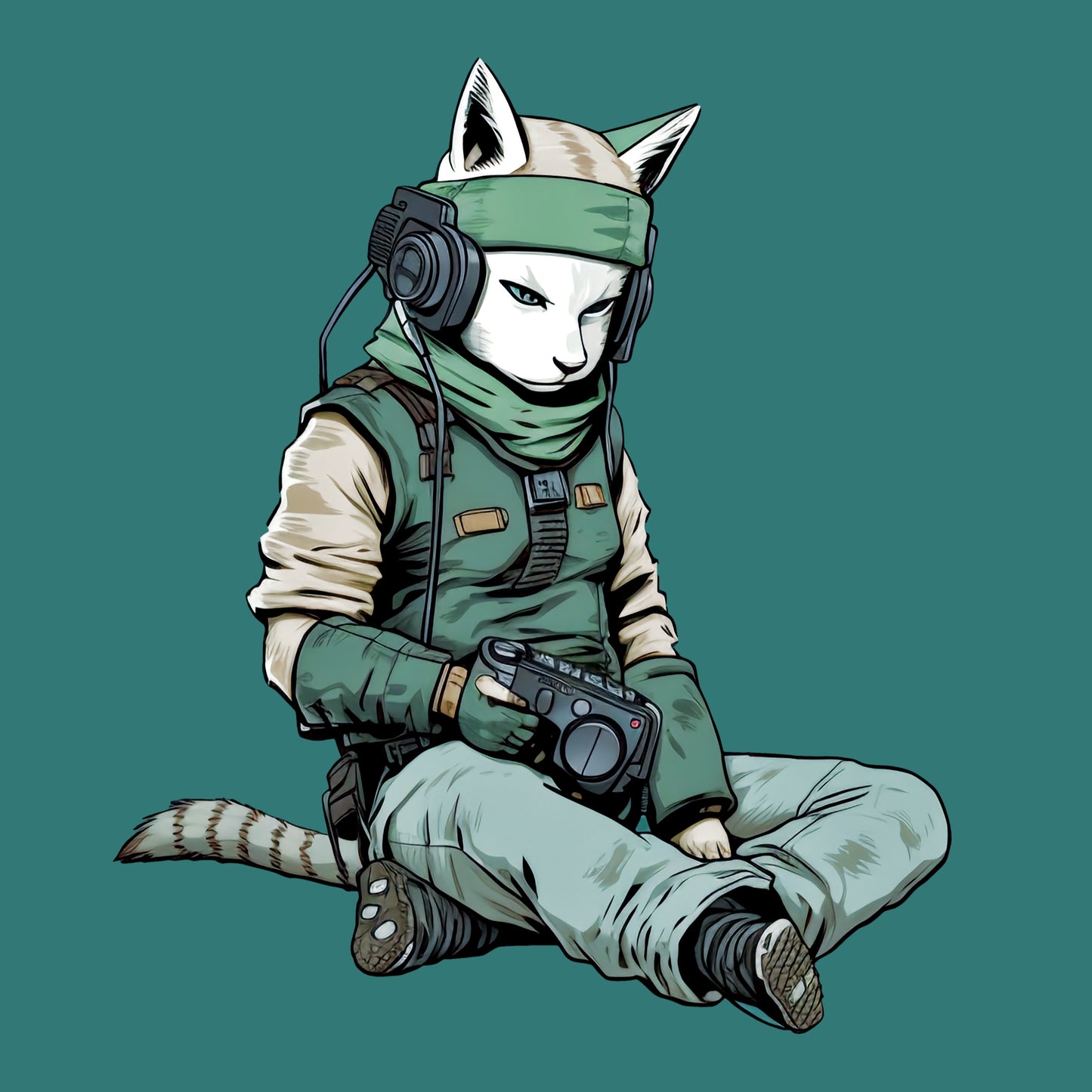 Meowtal Gear Solid Tee – Console Cats